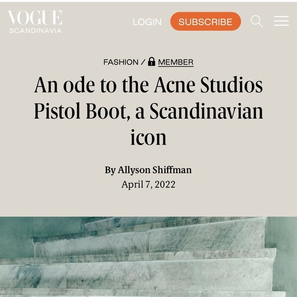 ACNE PISTOL BOOTS - best condition on the market! NWT. Discontinued. - Picture 9 of 10